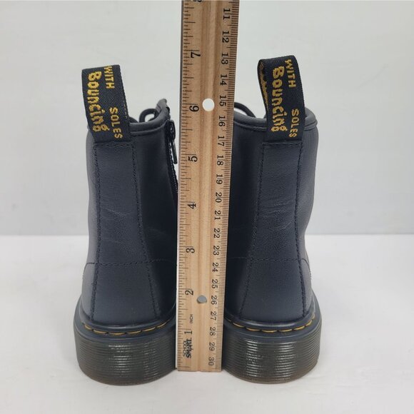 Dr. Martens 1460 Junior Youth Smooth Leather Lace-Up Combat Boots US Size 2 - Picture 8 of 10